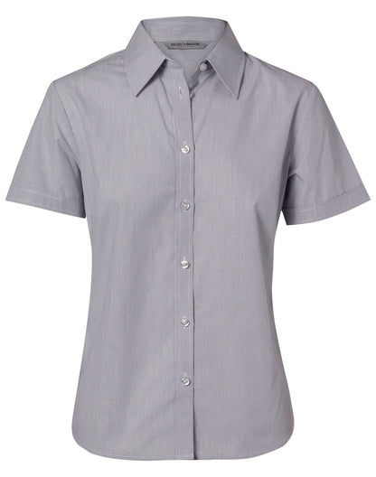 Women's Fine Stripe Short Sleeve Shirt - M8211