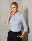 Women's Executive Sateen Stripe 3/4 Sleeve Shirt - M8310Q