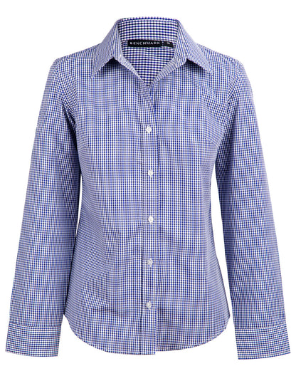 Ladies’ Multi-Tone Check Long Sleeve Shirt - M8320L