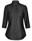 LADIES ASCOT 3/4 SLEEVE DOT JACQUARD STRETCH SHIRT - M8400Q