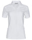 Women’s Full Zip Front Short Sleeve Tunic - M8636S