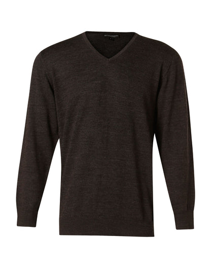 Men's V-Neck Long Sleeves Jumper - M9502