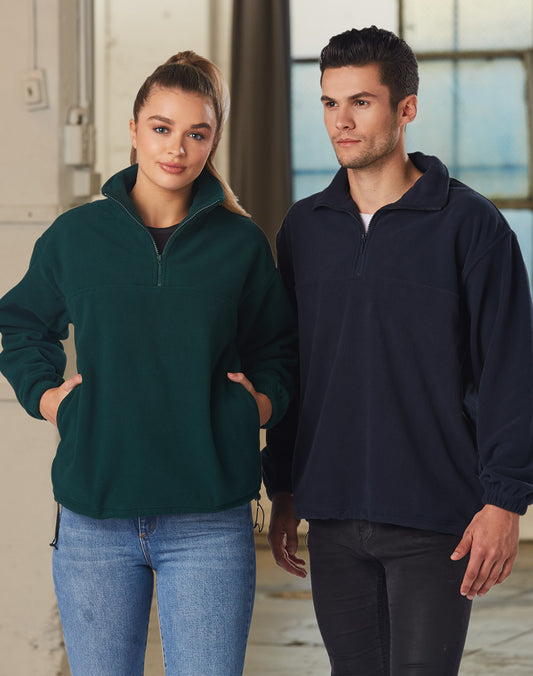 Unisex Mt Buller Polar Fleece Half Zip - PF01
