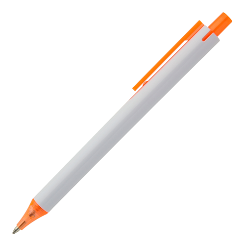 York White Plastic Pen - PP105