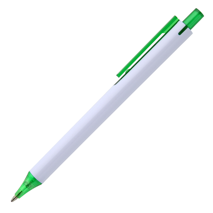 York White Plastic Pen - PP105