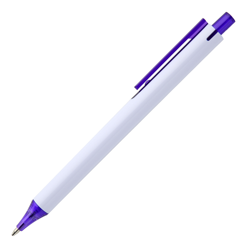 York White Plastic Pen - PP105