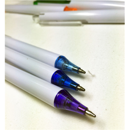 York White Plastic Pen - PP105