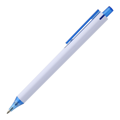 York White Plastic Pen - PP105