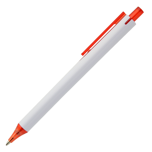 York White Plastic Pen - PP105