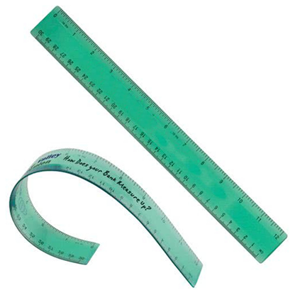 PVC Soft Plastic Ruler 30cm - PR002