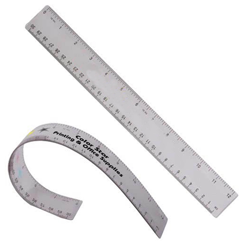 PVC Soft Plastic Ruler 30cm - PR002