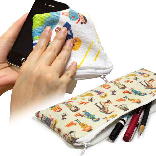 Microfiber Towelling Pencil Case - PKO1020