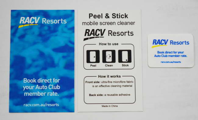 Screen Cleaner on Backing Card - PK16015C