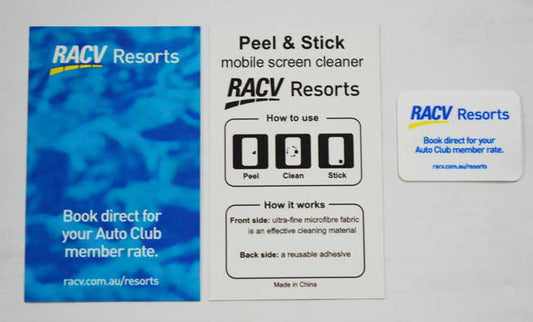 Screen Cleaner on Backing Card - PK16015C