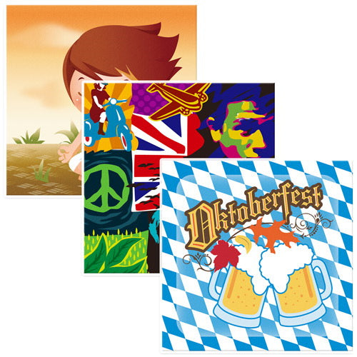 Full Colour Wash Towels - PK17022