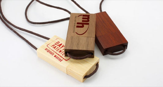 Printed Bamboo USB