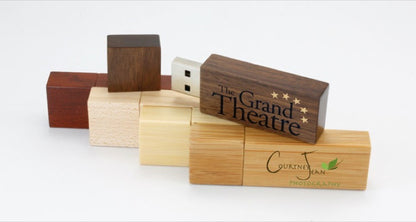Printed Coppice Wood USB