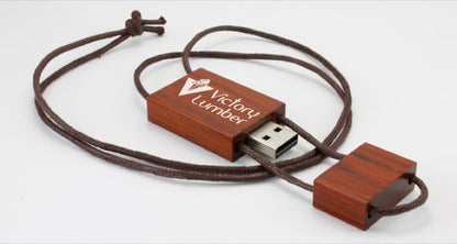 Printed Bamboo USB