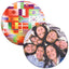 Circular 3-in-1 Notebook Mouse Pads 200mm