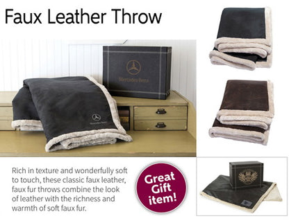 KANATA FAUX LEATHER THROW – K25