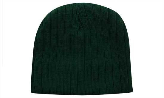 Cable Knit Beanie With Inner Fleece Head Band – 4189