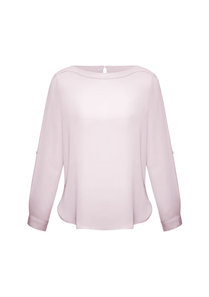 Ladies Madison Boatneck Blouse - S828LL