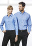Ladies Wrinkle Free Chambray Long Sleeve Shirt - LB6201