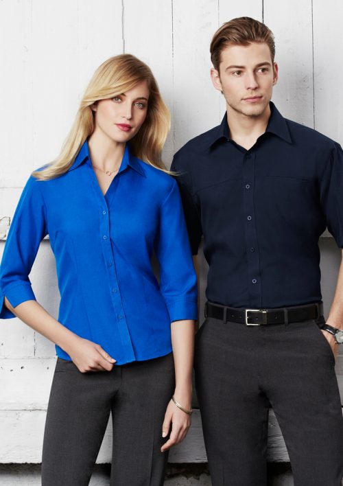 Mens Plain Oasis Short Sleeve Shirt - SH3603