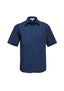 Mens Micro Check Short Sleeve Shirt - SH817