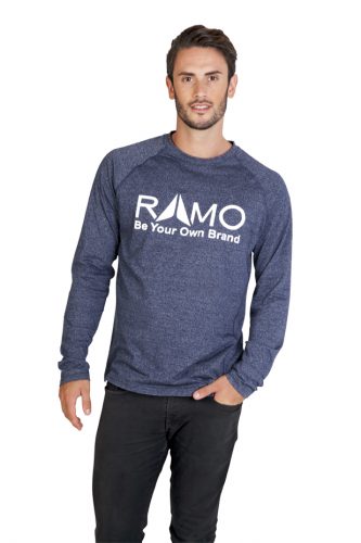RAMO - Mens Greatness Heather Long Sleeve T-shirt - T223LS