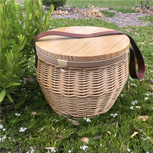 Scotch Wicker Picnic Cooler Basket - WCB001