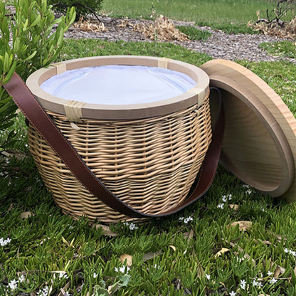 Scotch Wicker Picnic Cooler Basket - WCB001