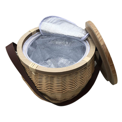 Scotch Wicker Picnic Cooler Basket - WCB001