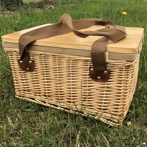Gold Coast Wicker Picnic Cooler Basket - WCB002
