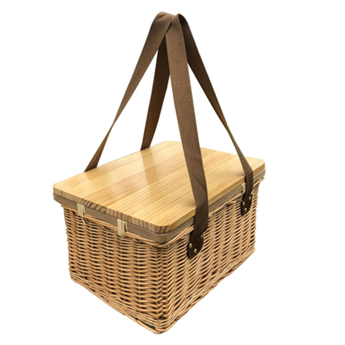 Gold Coast Wicker Picnic Cooler Basket - WCB002