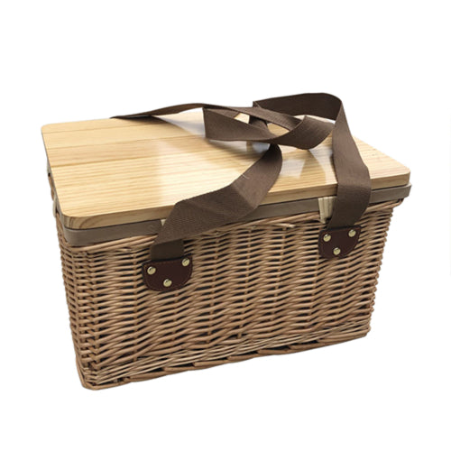 Gold Coast Wicker Picnic Cooler Basket - WCB002
