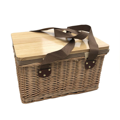 Gold Coast Wicker Picnic Cooler Basket - WCB002