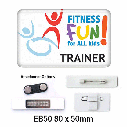 Epoxy Name Badge - EB