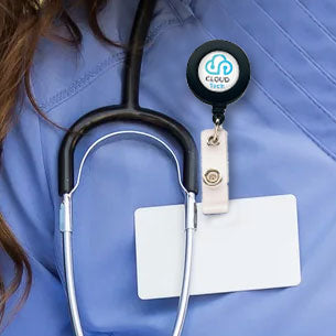 RETRACTABLE ID CARD HOLDER LANYARD - RT430