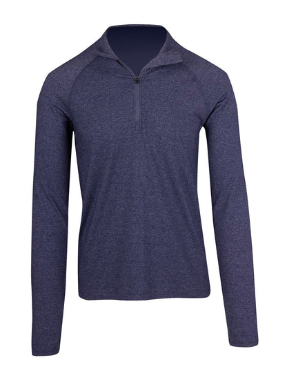 Mens Greatness Half Zip Mock Neck - F389HZ