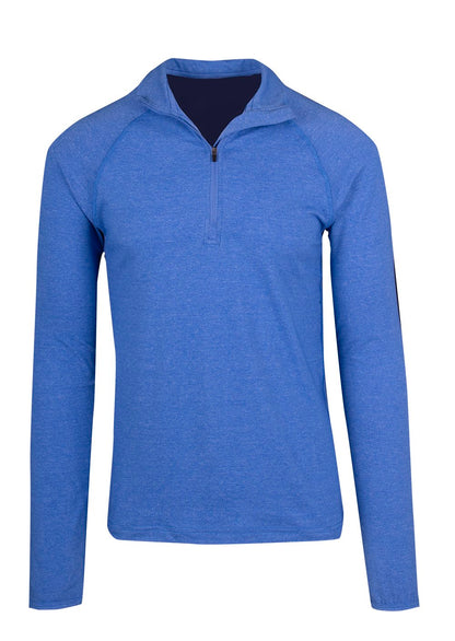 Mens Greatness Half Zip Mock Neck - F389HZ