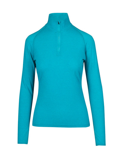 Ladies Greatness Half Zip Mock Neck - F389LD