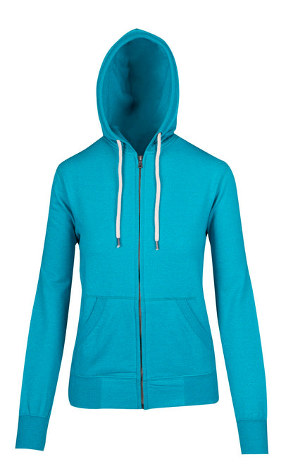 Ladies/Junior Greatness Heather Zip Hoodie - FZ75UN